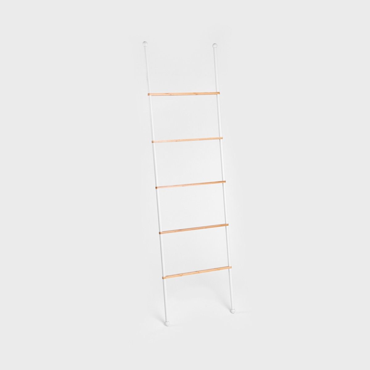 Drabinka TARU na ręczniki biała 45x2x159,5 cm