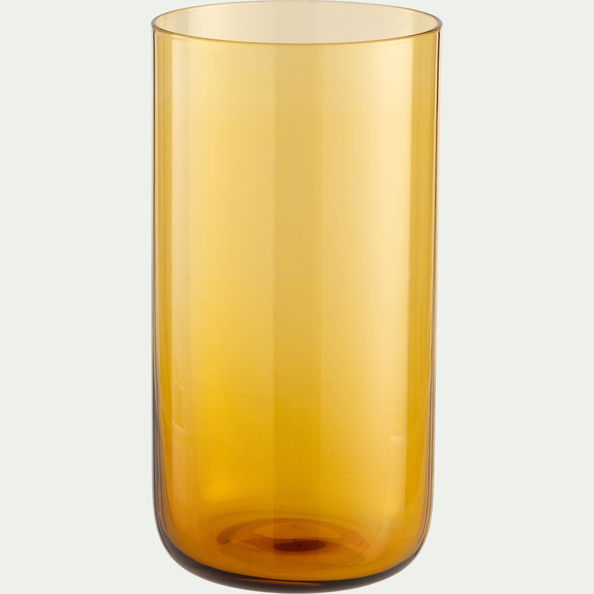 AMBRE - Gobelet haut en verre sodo-calcique 51cl - jaune