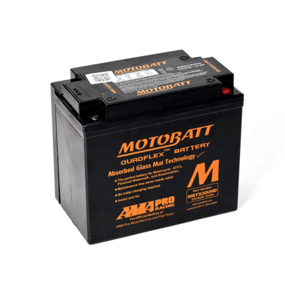 Motobatt MBTX20UHD 12V 21AH AGM battery