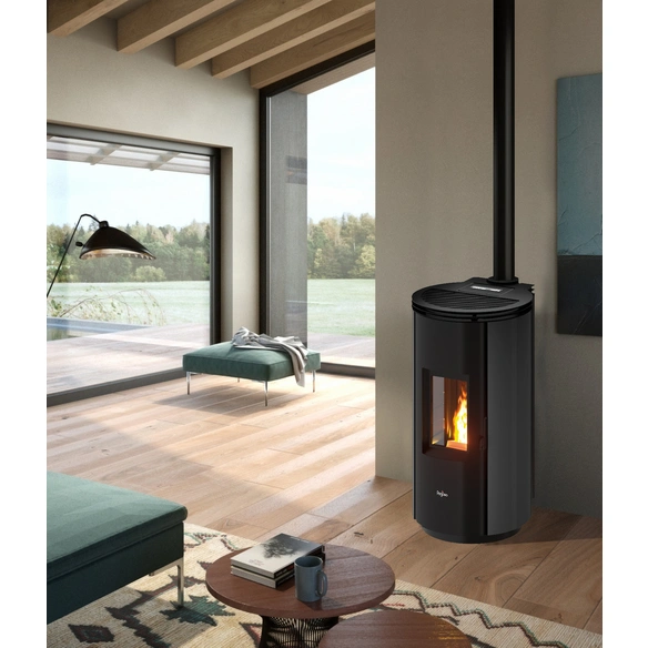 Pelletofen »Floyd 7.0«, Stahl, max. 7,7 kW/168 m³, 1-Punkt-Verriegelung