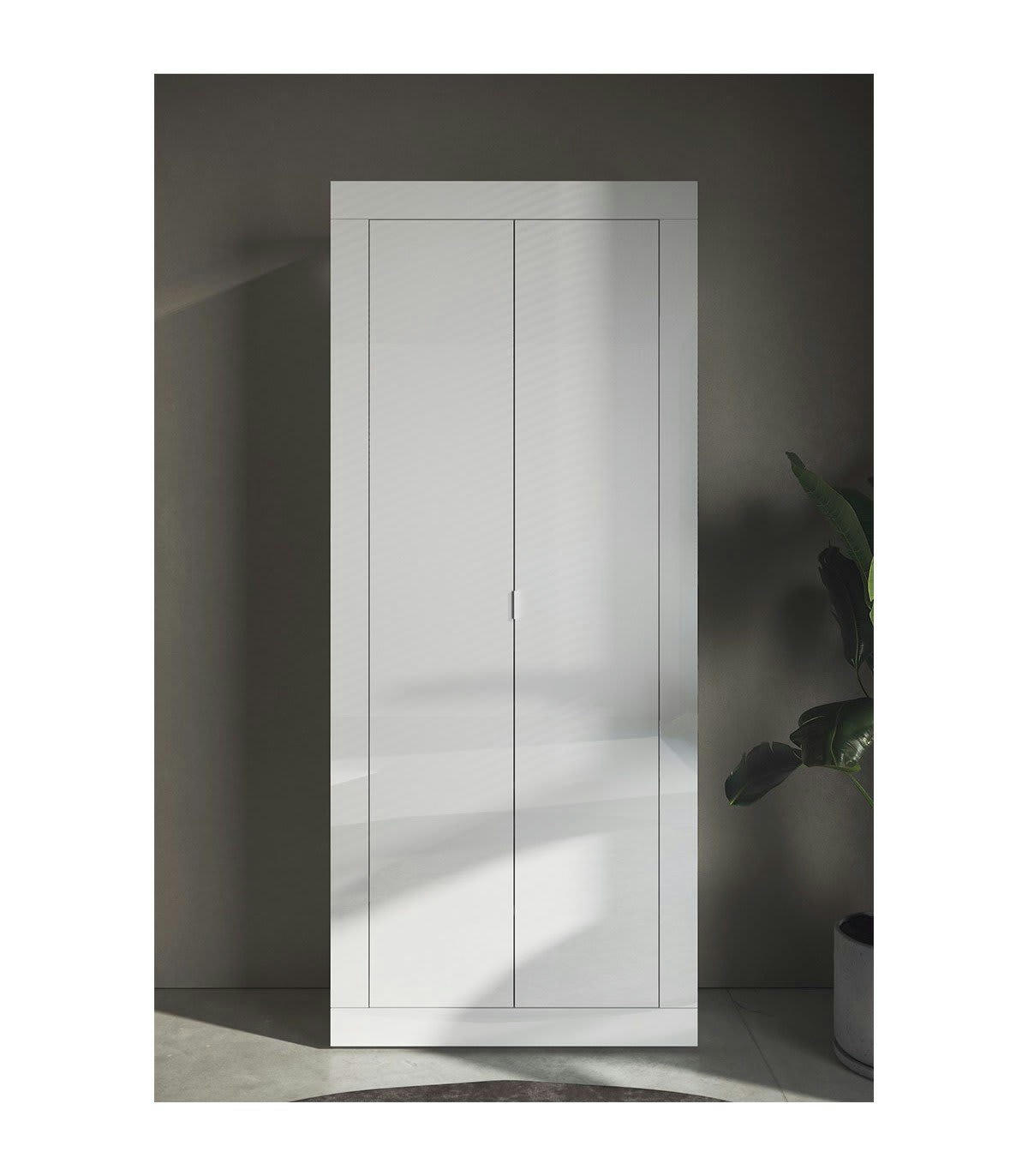 BASIC - Armoire de rangement avec 2 portes - H187 cm