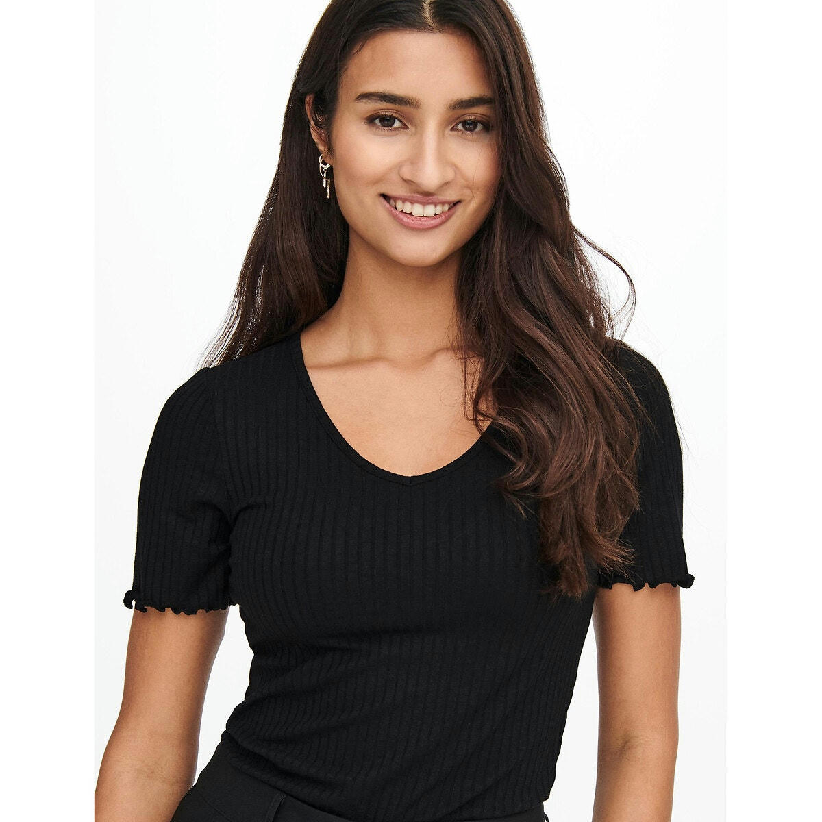 T-shirt col V