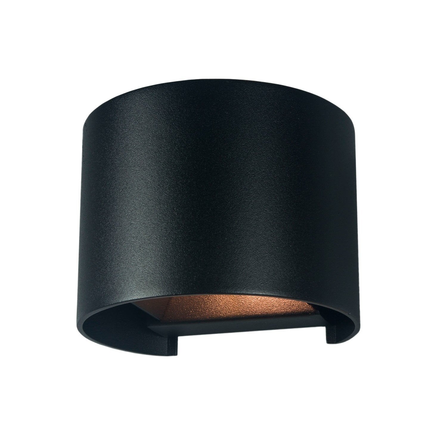 Artdelight wandlamp Gyro - 1 lichts - 11.2 x 9.7  cm - zwart
