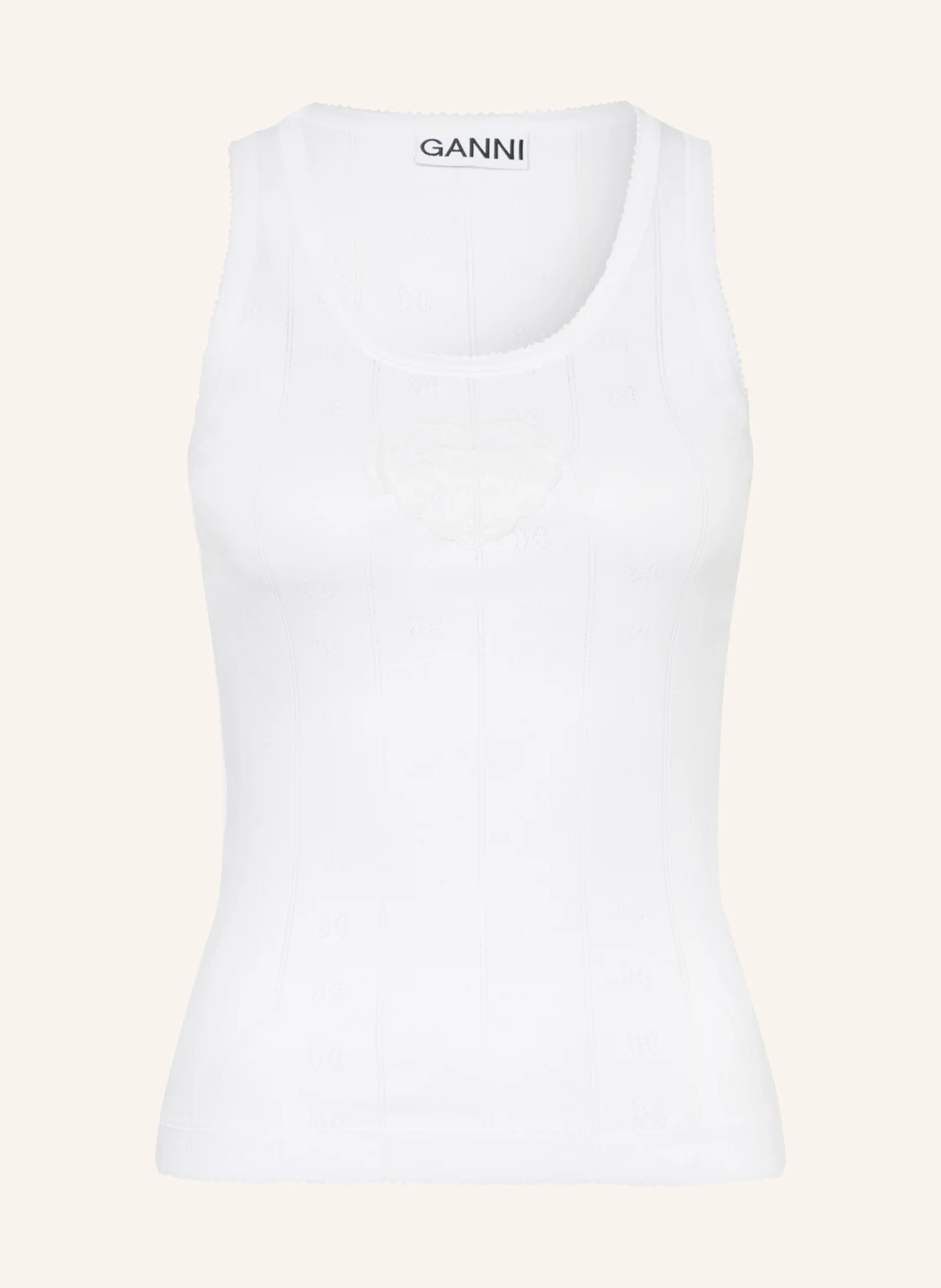 GANNI Stricktop
