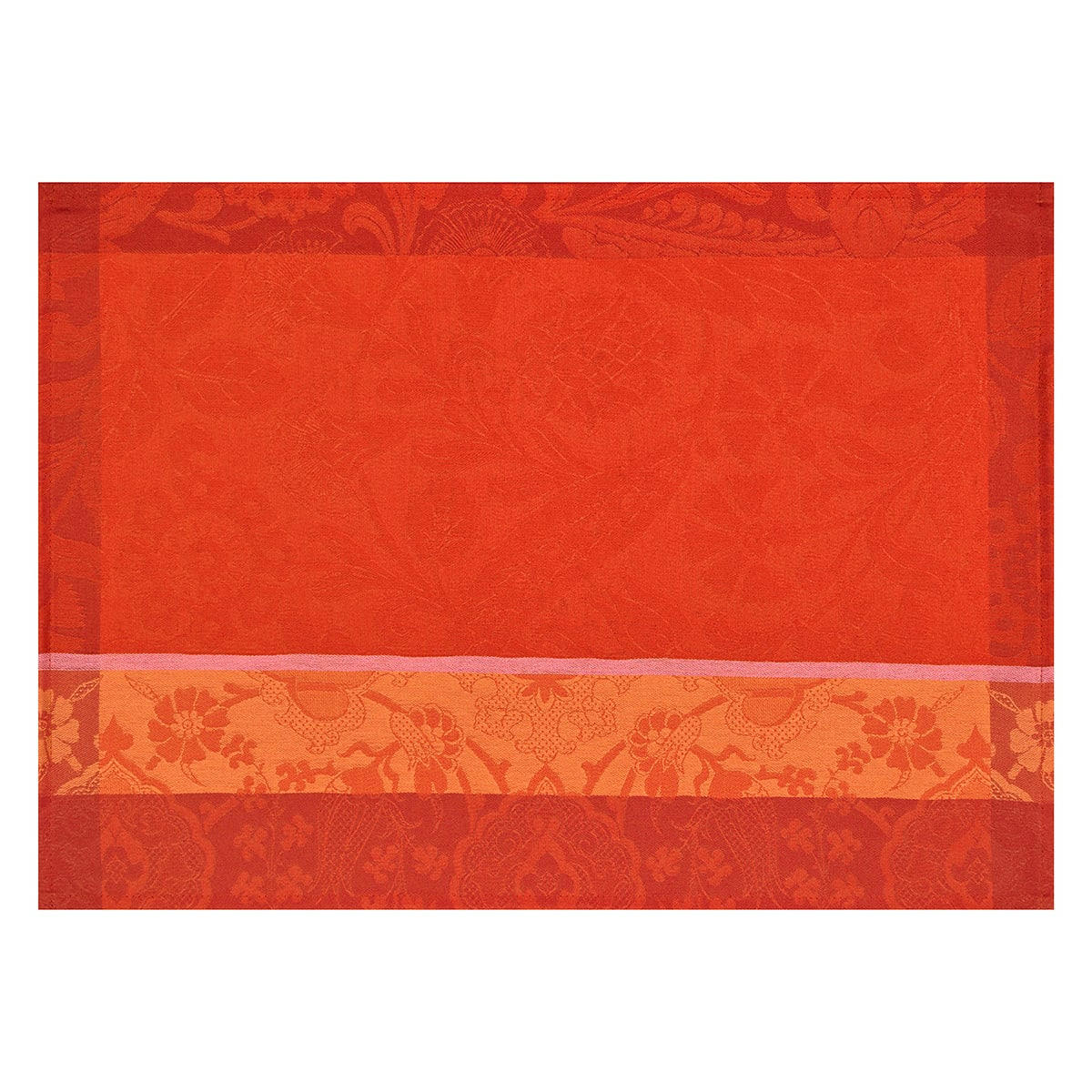 VOYAGE ICONIQUE - Set de table en coton coquelicot 50 x 36