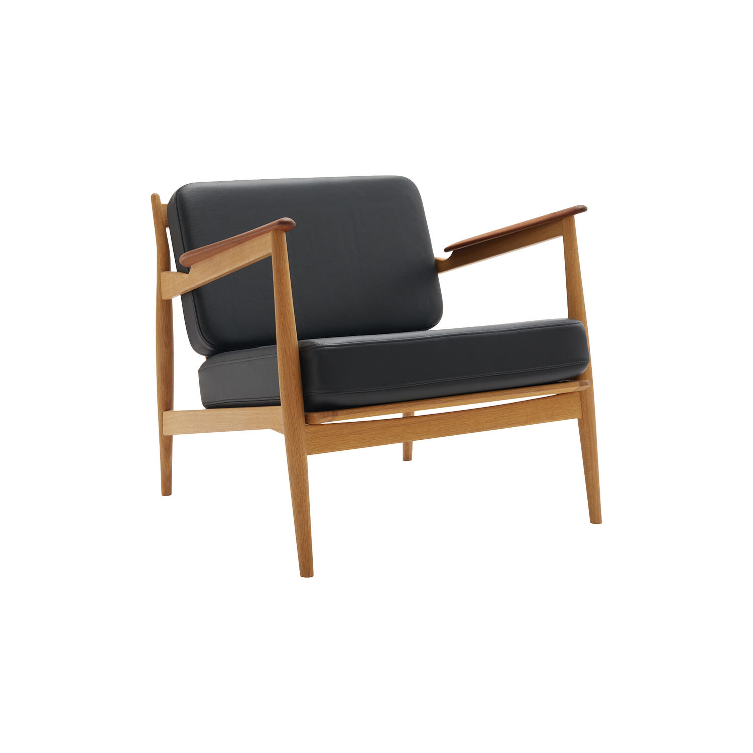 Model 107 loungestol, sort