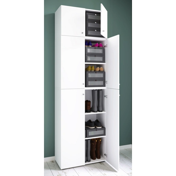 Schuhschrank »Lona«, BxHxL: 39 x 223 x 70 cm, Holzwerkstoff