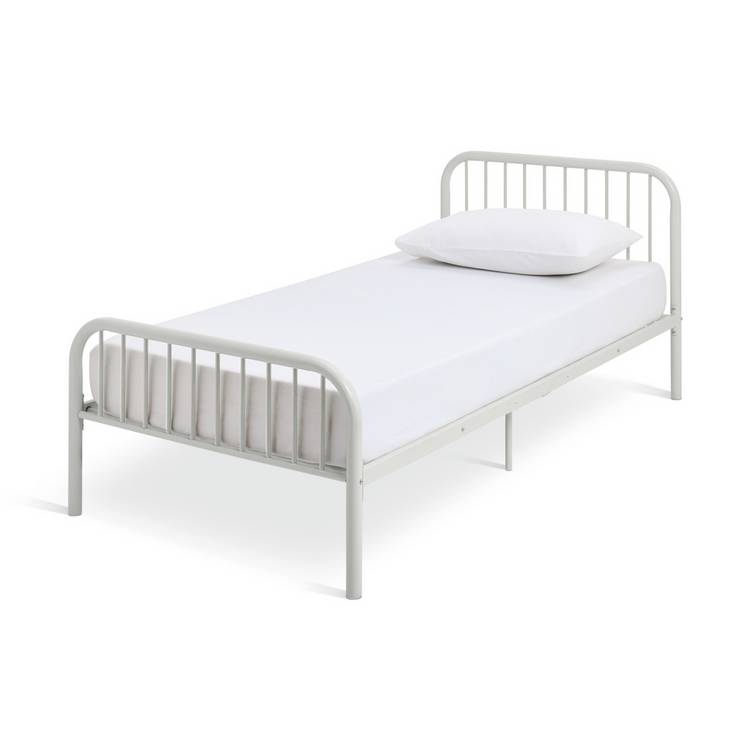 Habitat Ward Single Metal Bed Frame - Grey