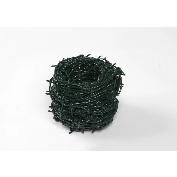 Stacheldraht, HxL: 0,28 x 2500 cm, Stahl, grün