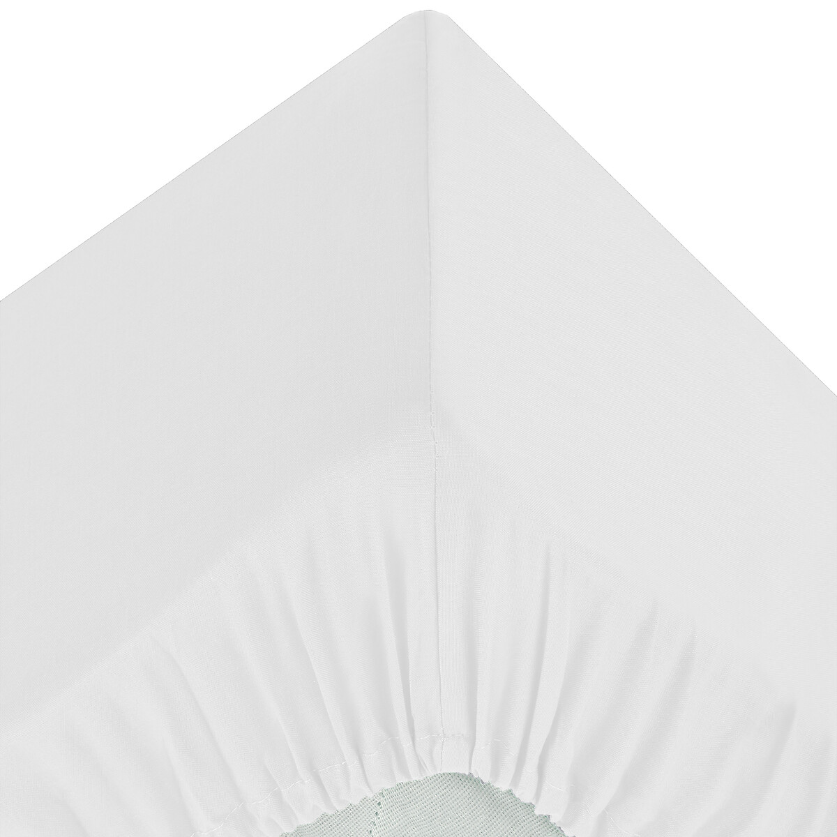 Fitted sheet, percale White, 90x190 cm