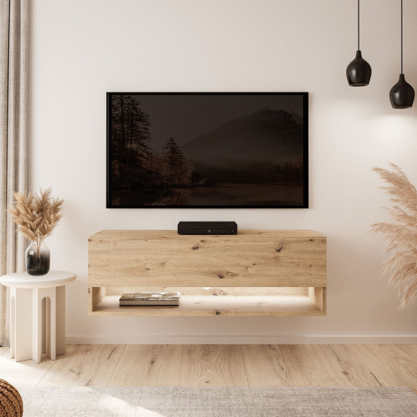 Szafka RTV CALANTE 90 cm dąb artisan