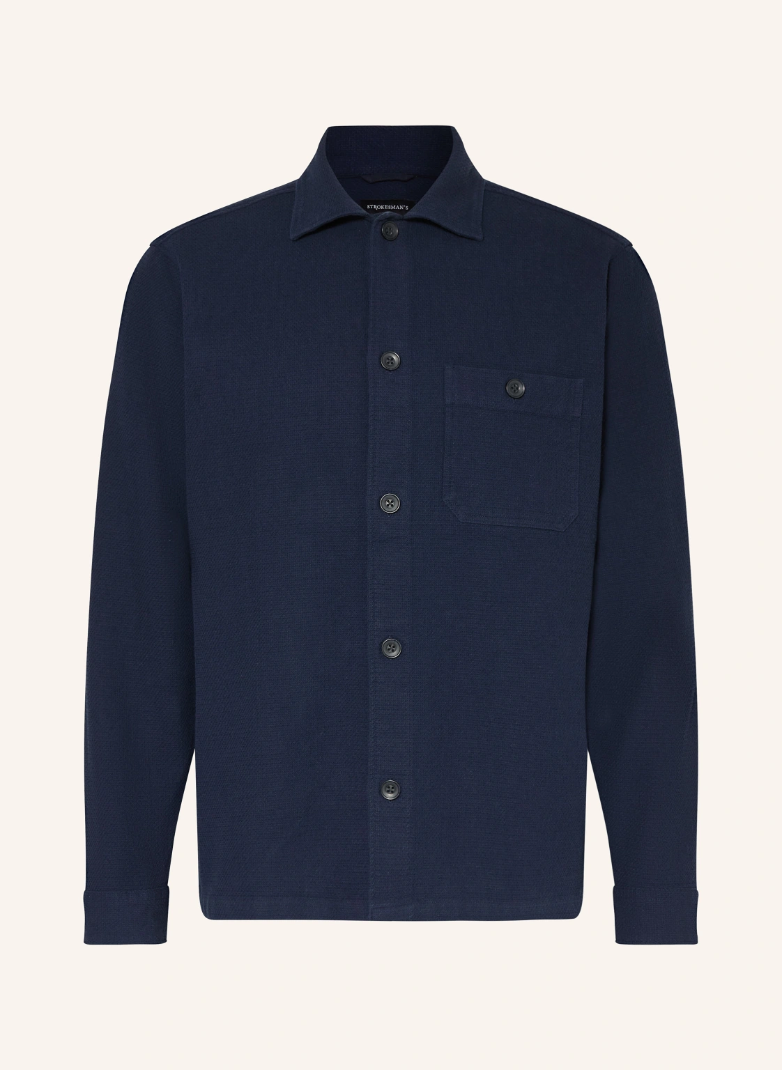 STROKESMAN'S Piqué-Hemd Comfort Fit