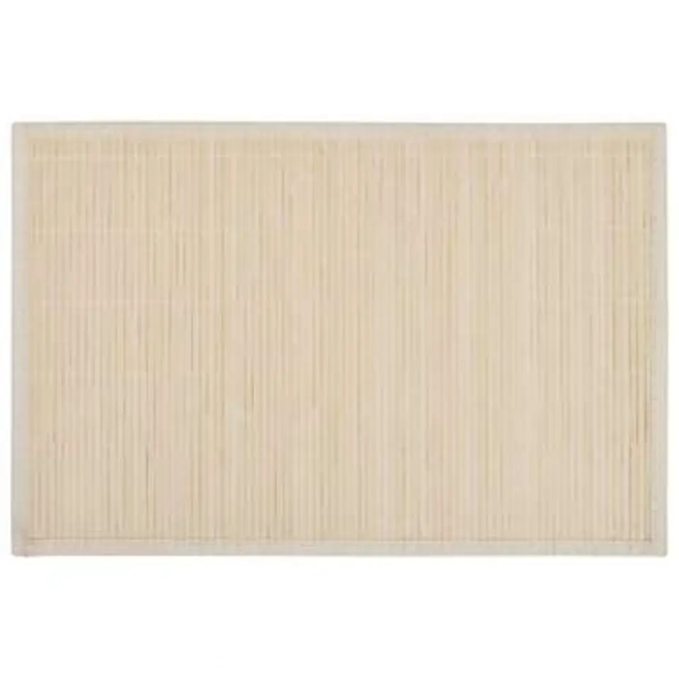vidaXL - Placemat - Beige - Bamboe