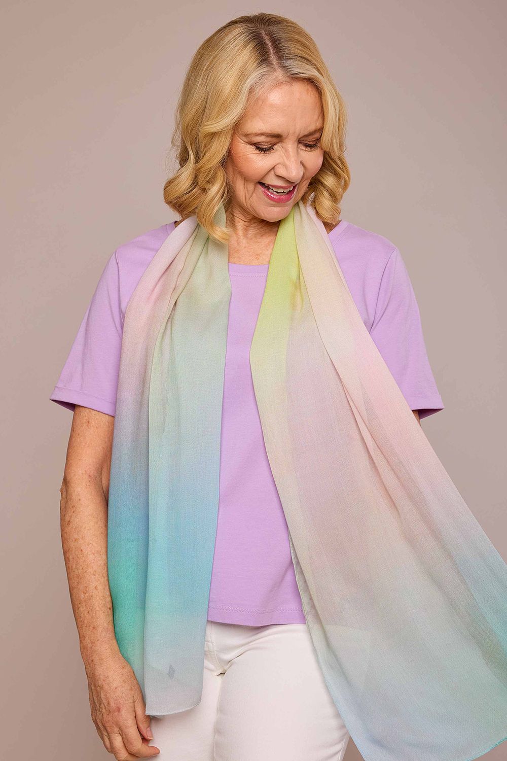 Moshulu Maree' Watercolour Print Scarf
