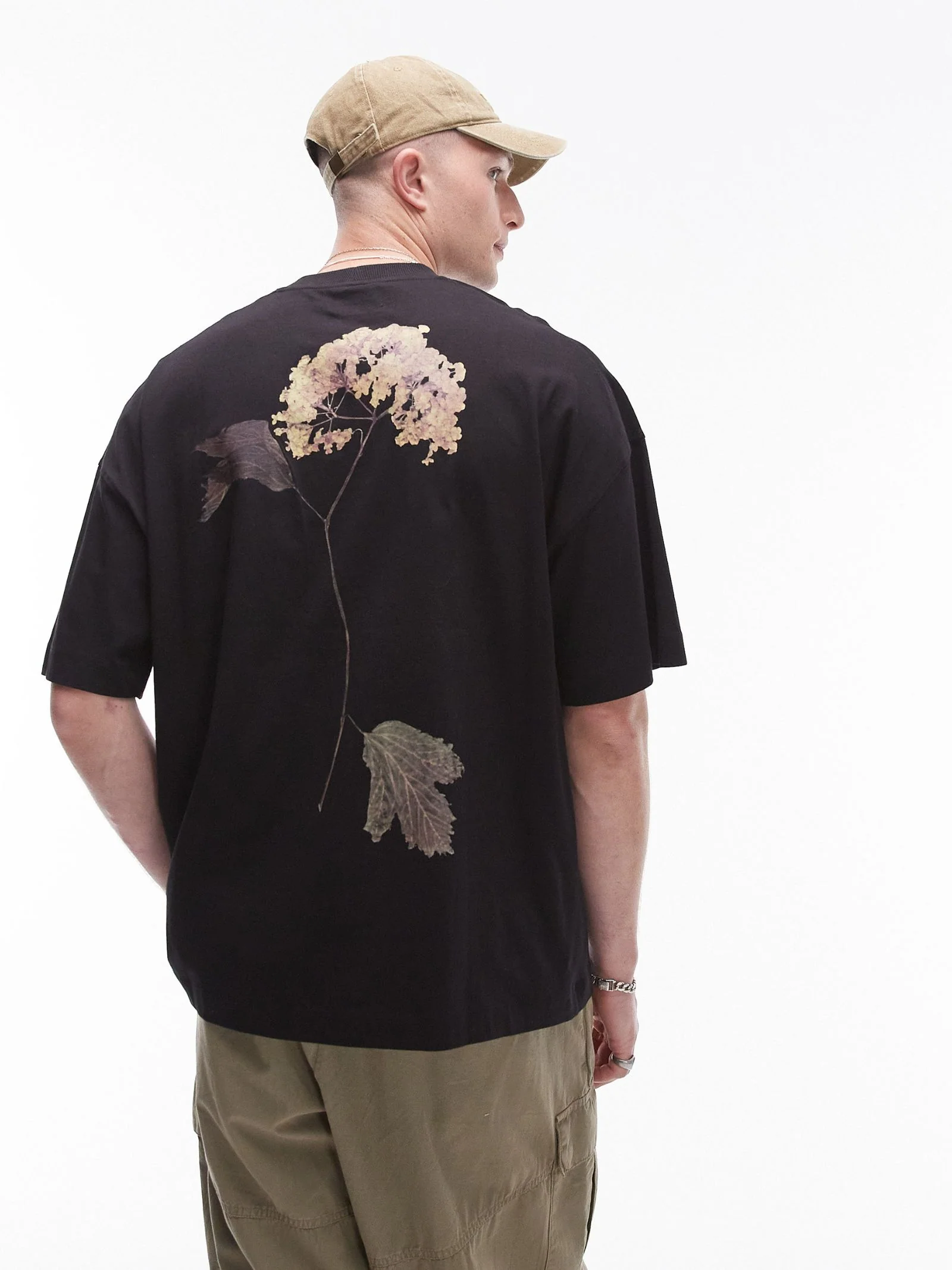 Pressed Flower Oversized T-Shirt