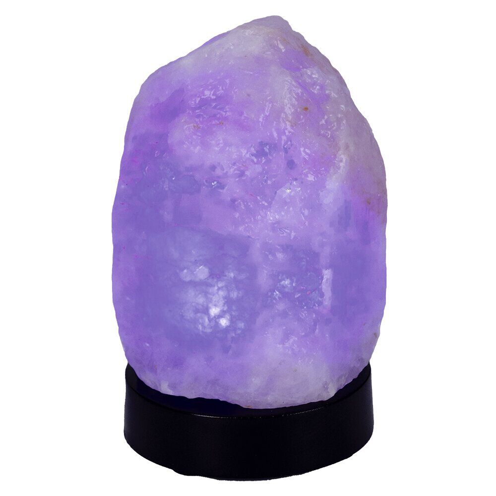 Lampe pierre de sel Himalaya lumineuse Ø7xH10cm