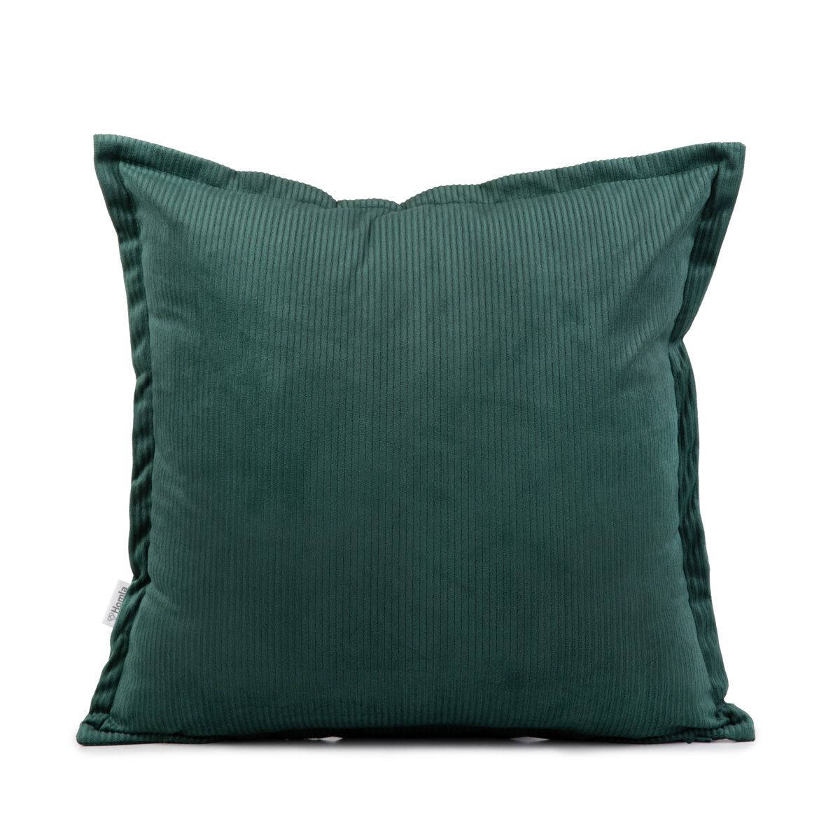 Poszewka NANTU welwetowa sztruksowa zielona 45x45 1.5 cm