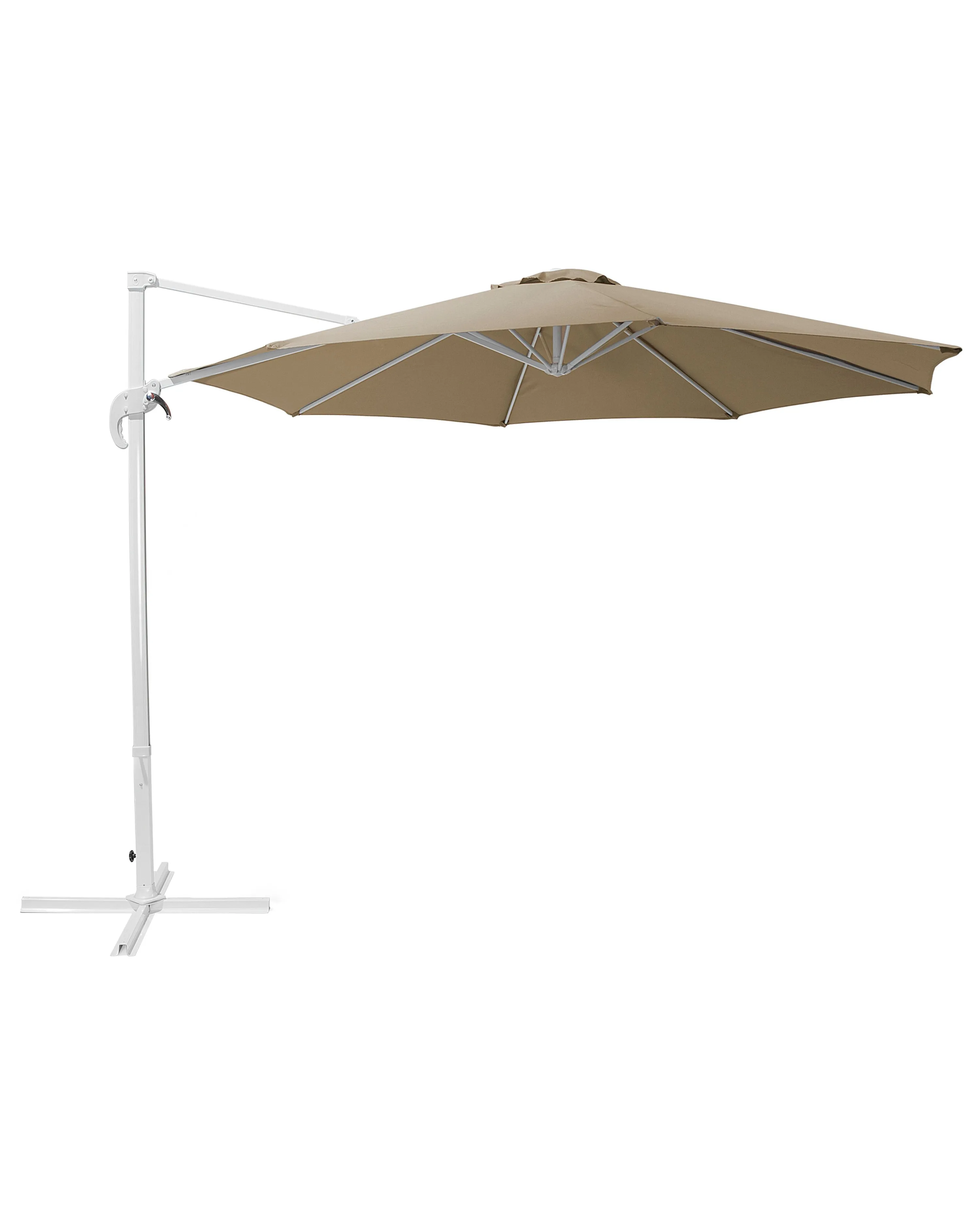 Cantilever Parasol 300 cm SAVONA Sand Beige Beige