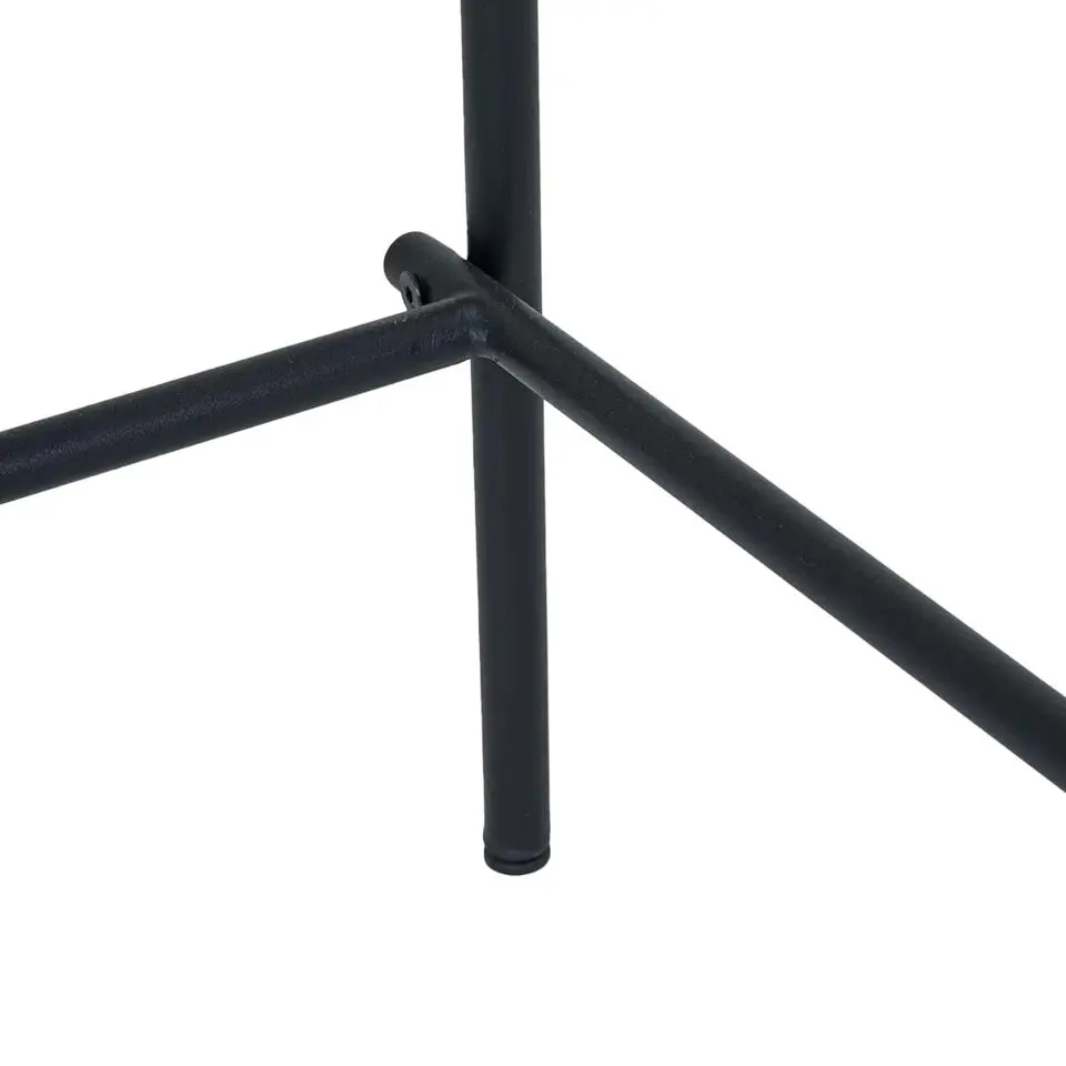 Artichok Justus barkruk met houten leuning - bruin