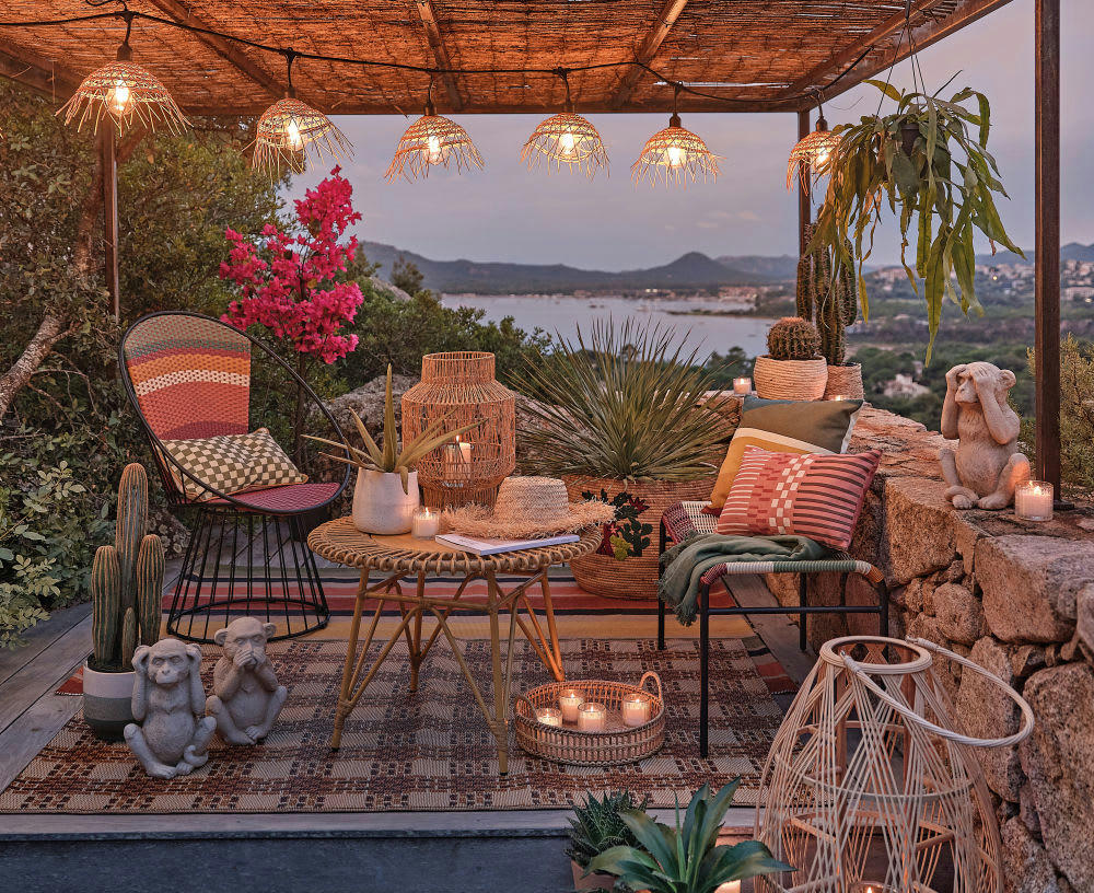 LINA - Bougainvillier artificiel rose