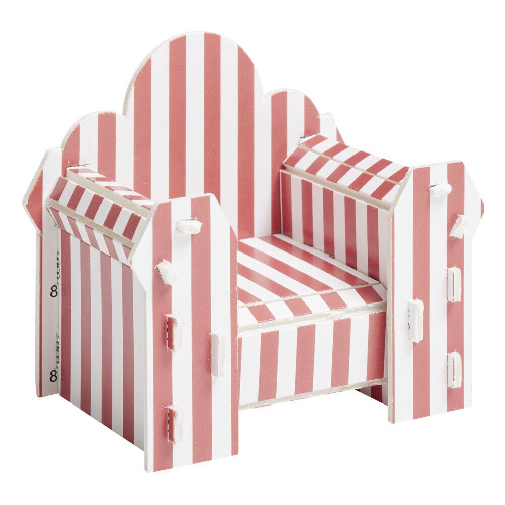Accessoires de salon pour lutin farceur en carton à monter 6 pièces