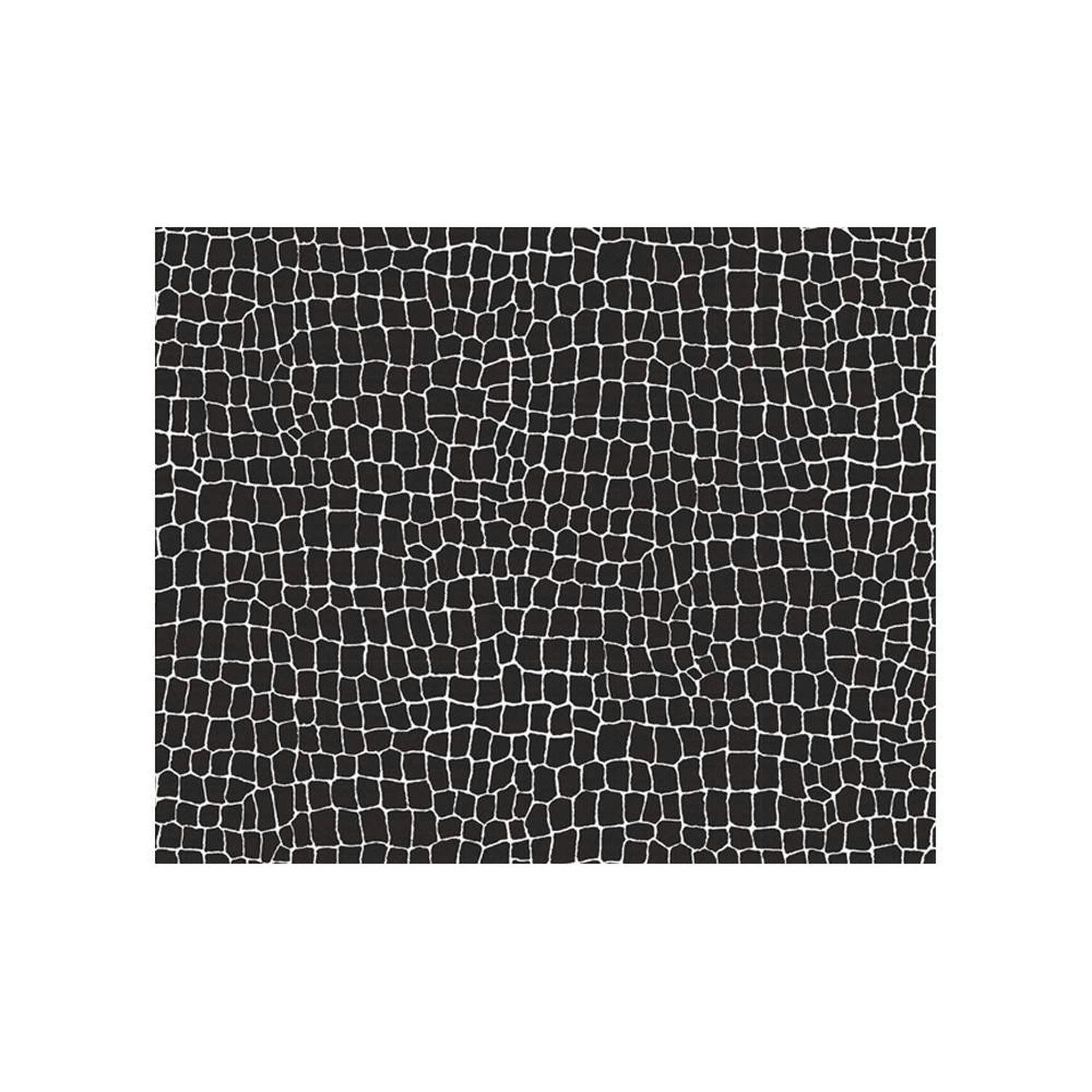 - Adhésif décoratif aspect cuir noir 150 x 45cm