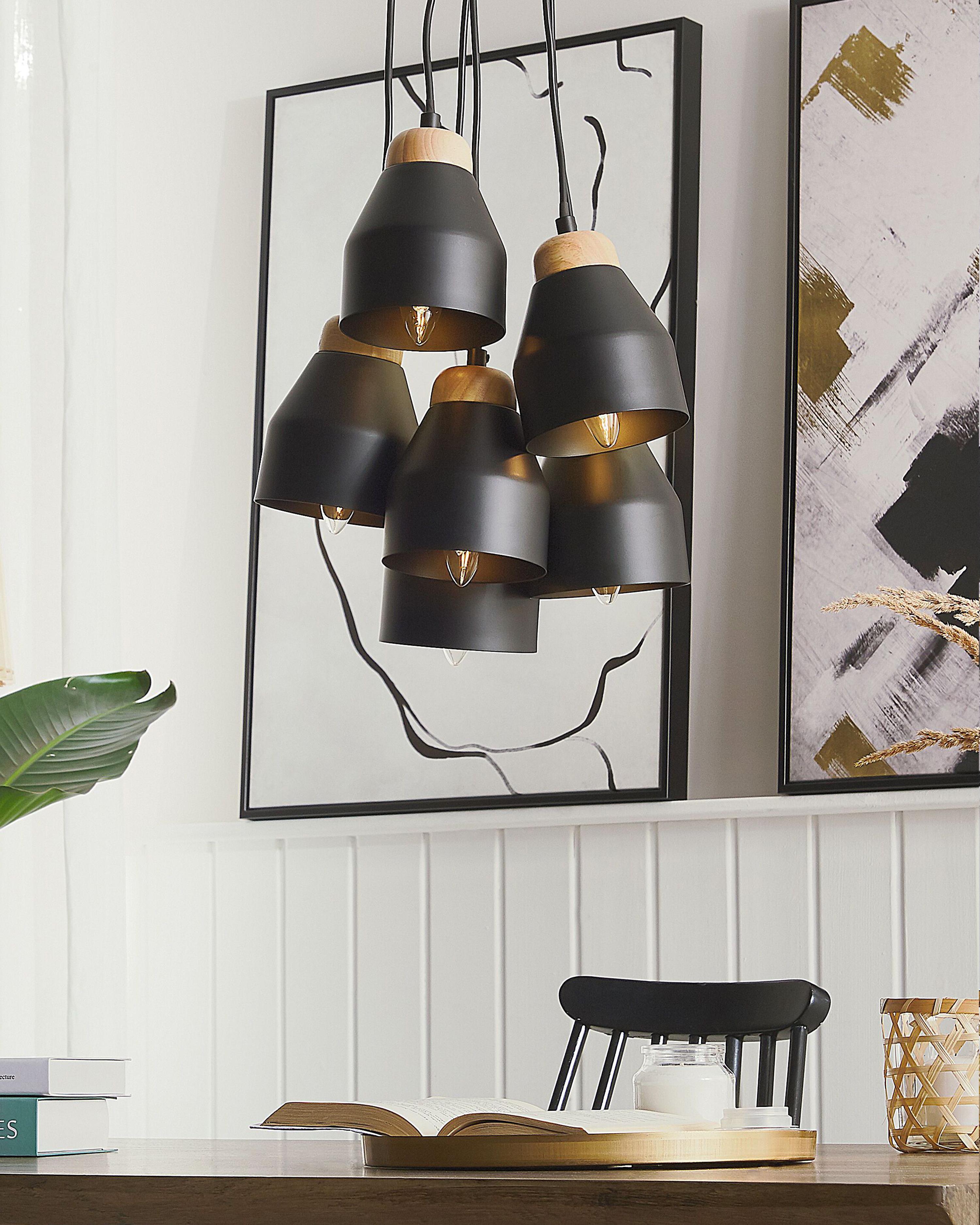 Pendant Lamp CESTOS Metal Black