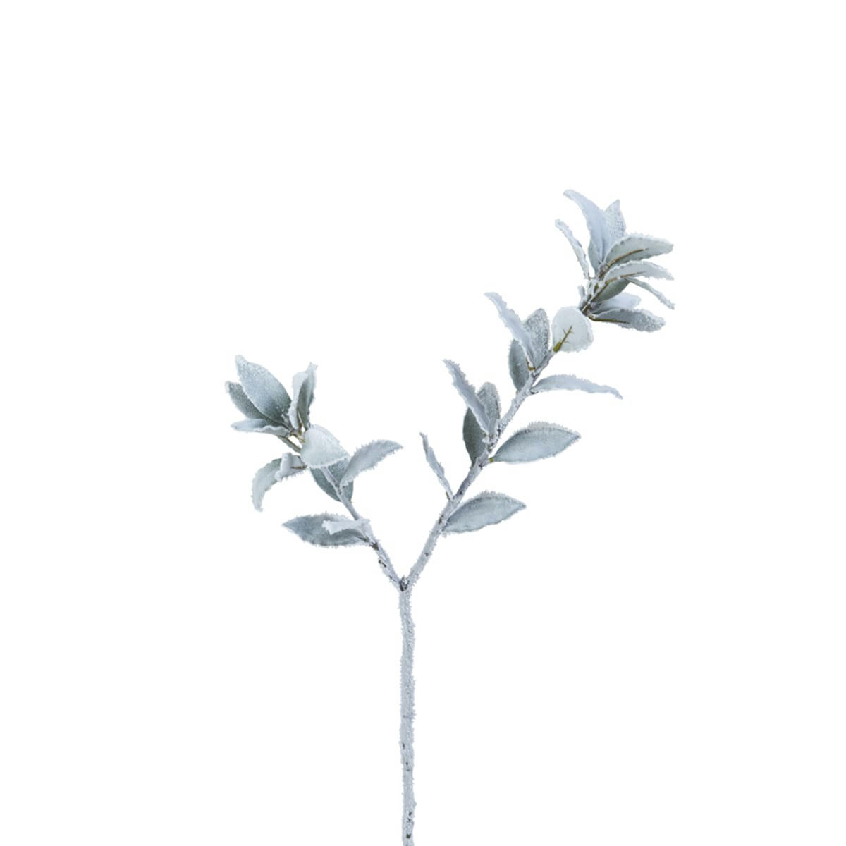 NOËL - Branche de laurier enneigé noël h70