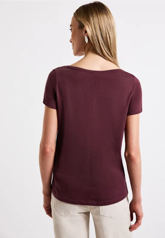 T-Shirt mit Folien-Print