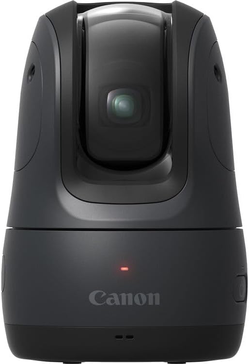 Canon PowerShot Pick PTZ Camera (Black) Bundle | AI-Powered Auto-Tracking Camera with Face Detection  Pan/Tilt Control & Hands-Free Operation | for Vlogging & Home Recording (4828C013) + 32GB Card