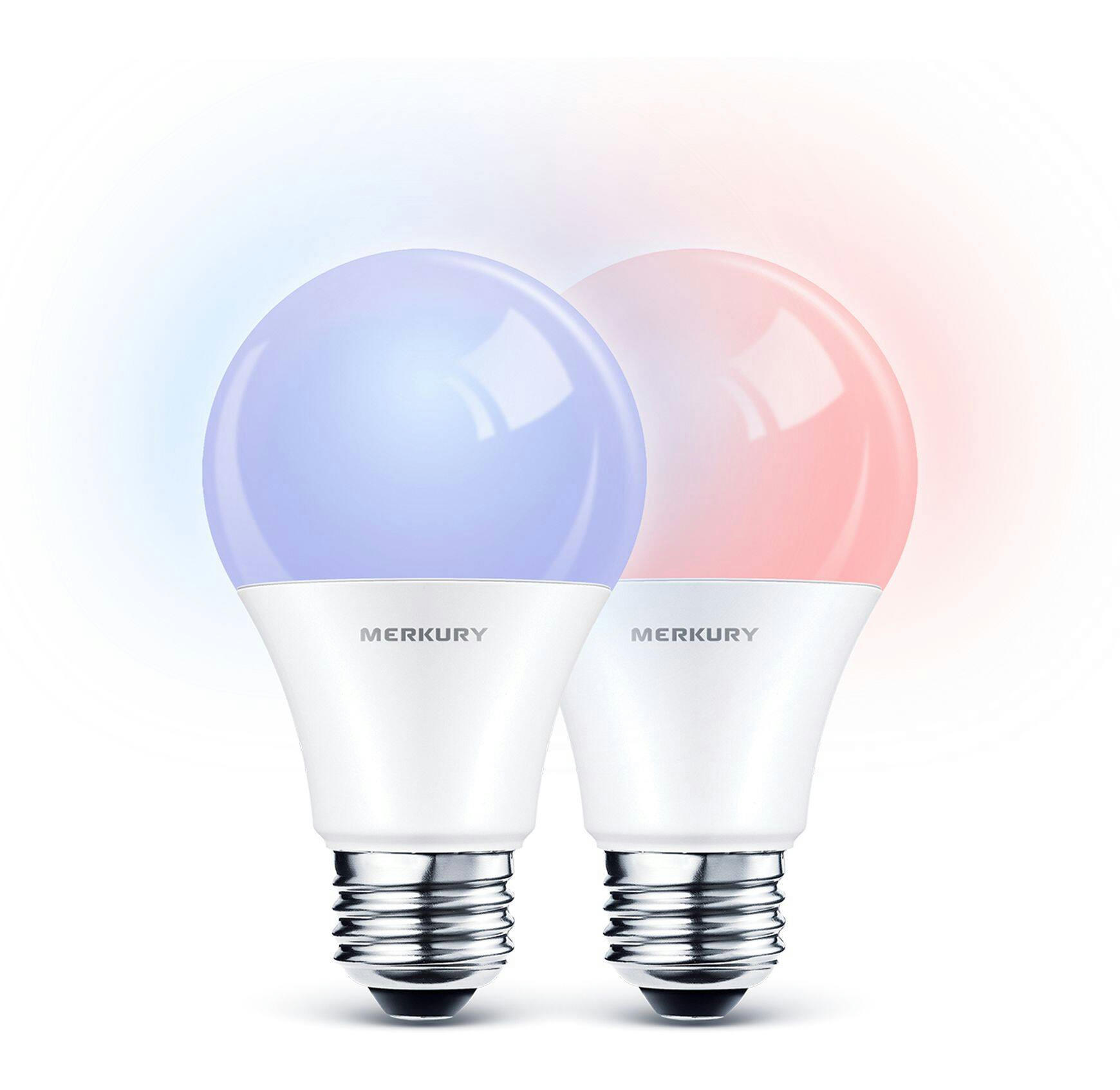 Merkury Innovations Smart Wi-Fi LED Home Starter Kit, 2700K, 450 Lumens