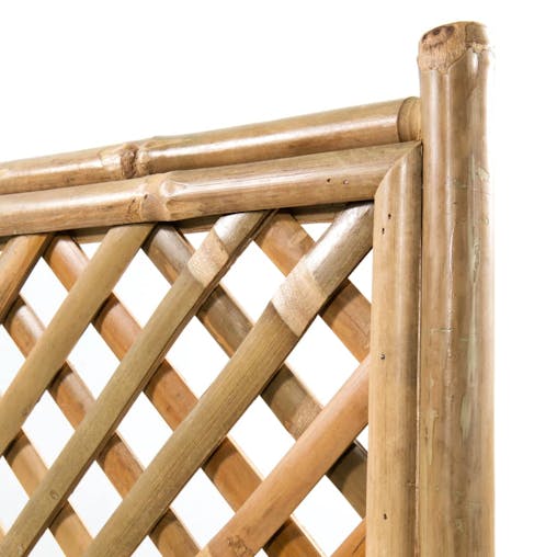 NNEVL Garden Raised Bed with Trellis Bamboo 70 cm