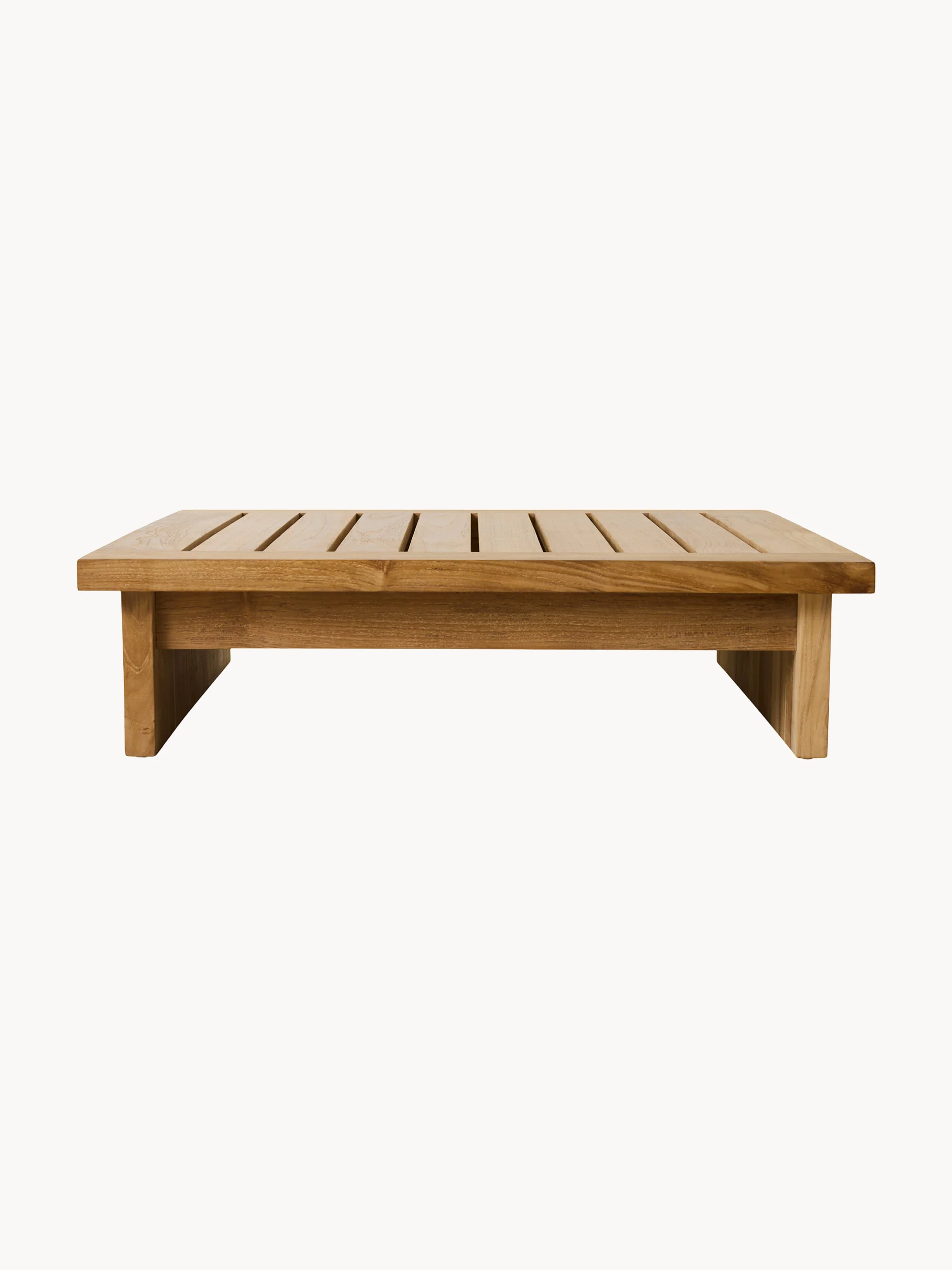 Garten-Hocker Botanical aus Teakholz