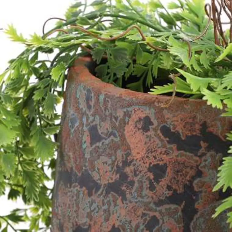 Mica Decorations Clemente Vaas - H55 x &Oslash;21,5 cm - Terracotta - Koper