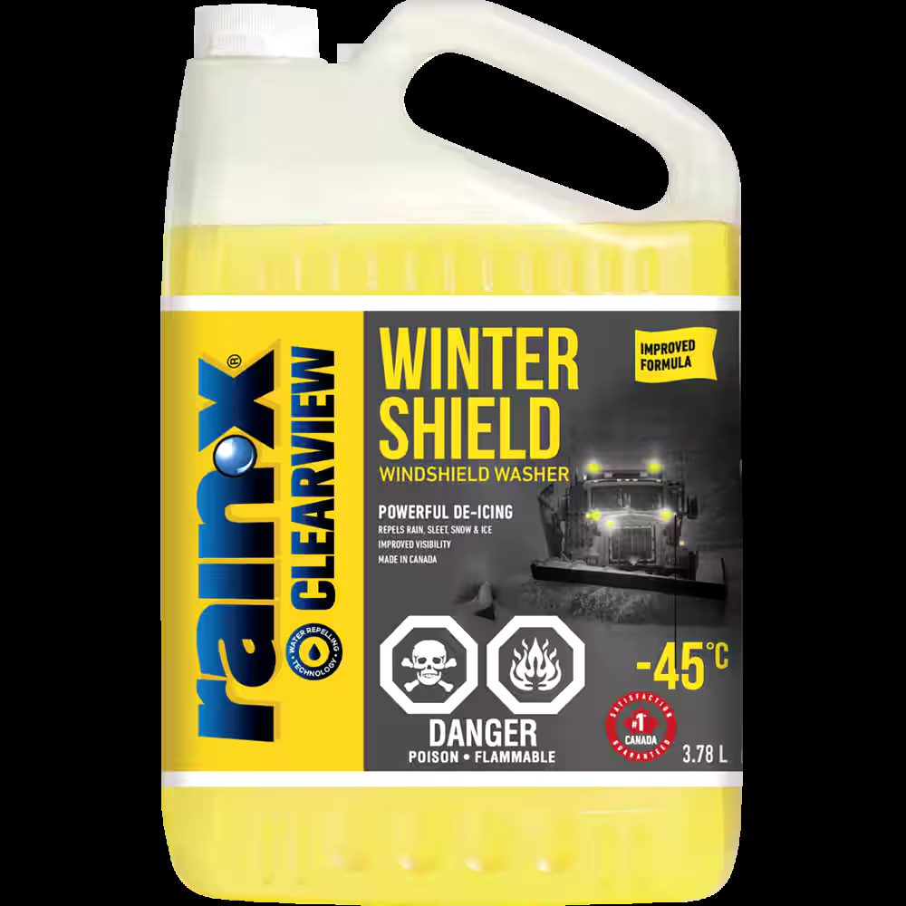 Rain-X ClearView - Winter Shield Windshield Washer Fluid, -45°C, 3.78-L