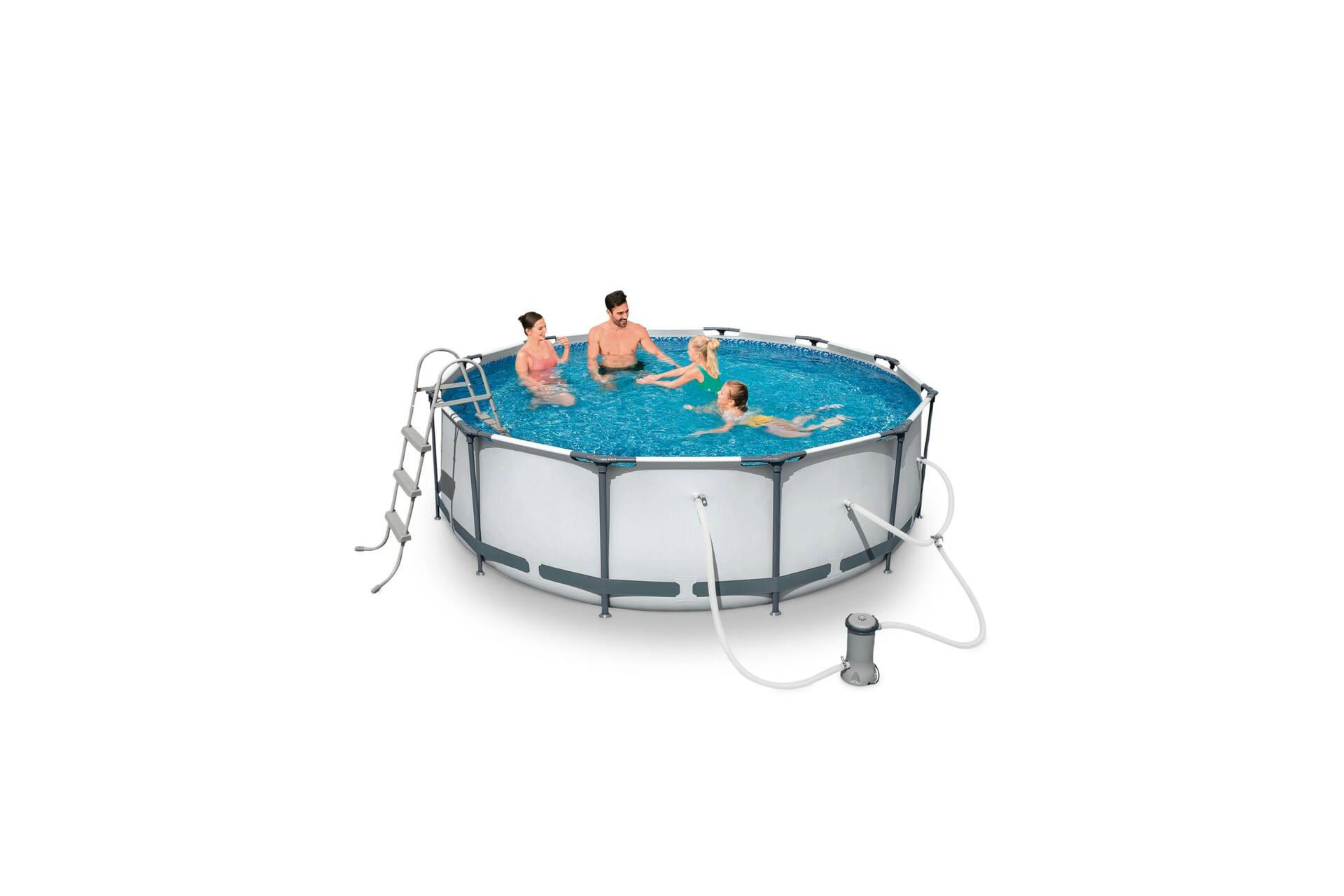 Hydro-force™ Steel Pro Max Round Swimming Pool, 12-ft x 40-in