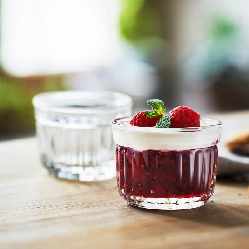 LOT DE 6 MISES EN BOUCHE 10CL, DELICE - Verrine  en verre transparent - lot de 6