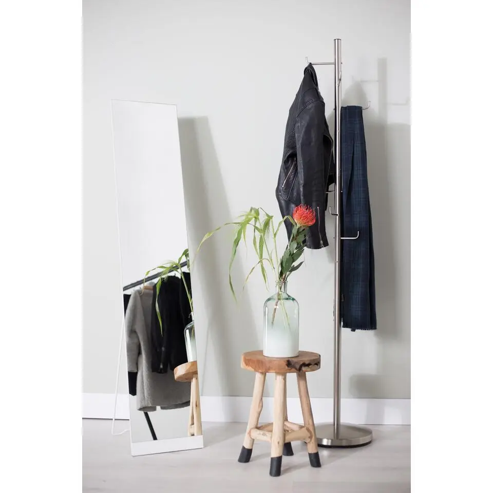 Housecraft Stand Vrijstaande Spiegel/ Passpiegel Staand Wit