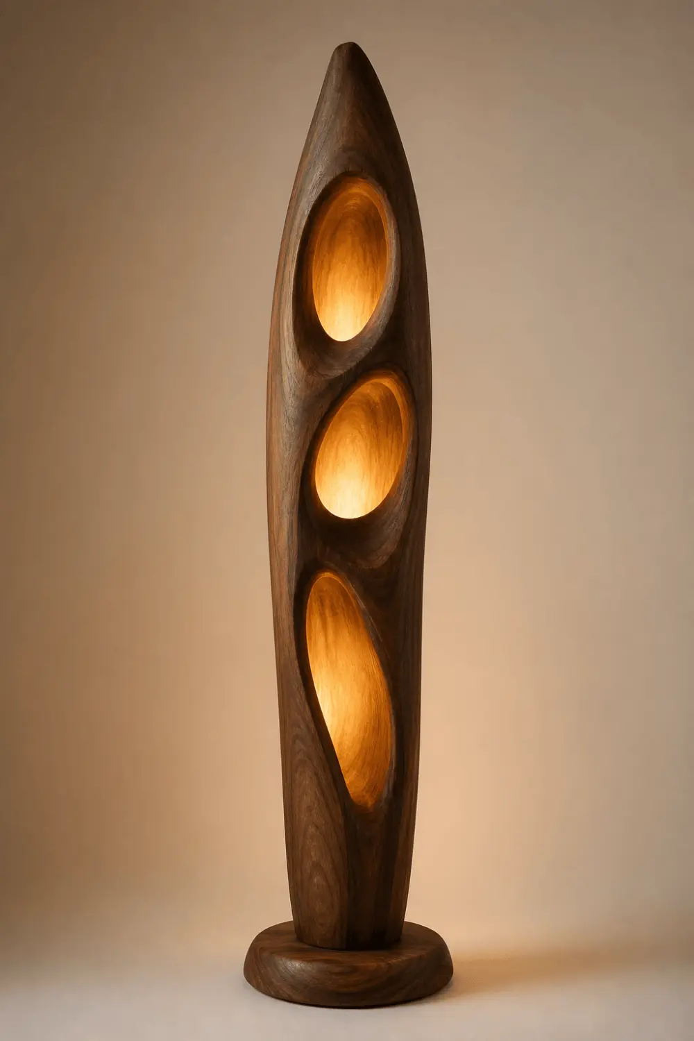 Wooden Art Lamp #LF156