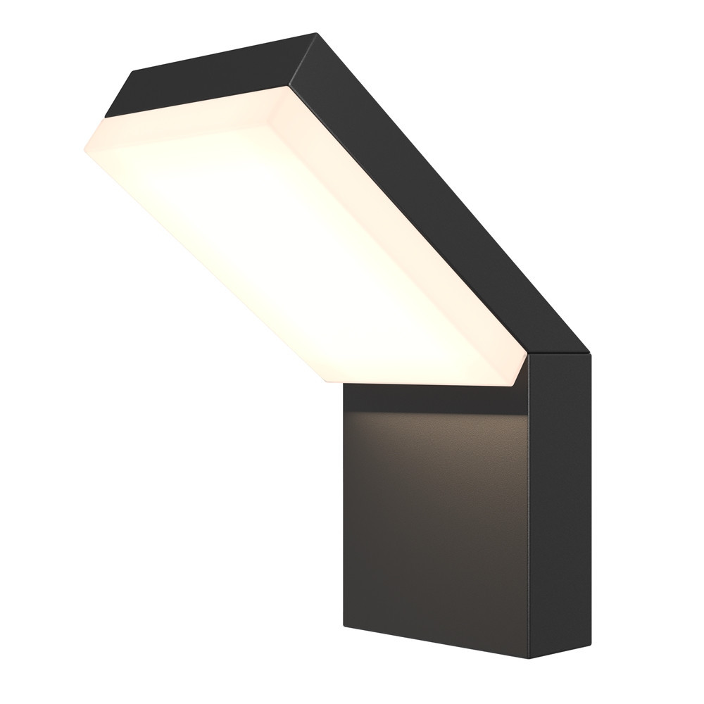 Kinkiet zewnętrzny PASOczarno-biały LED 1x12W 865lm IP54 Maytoni
