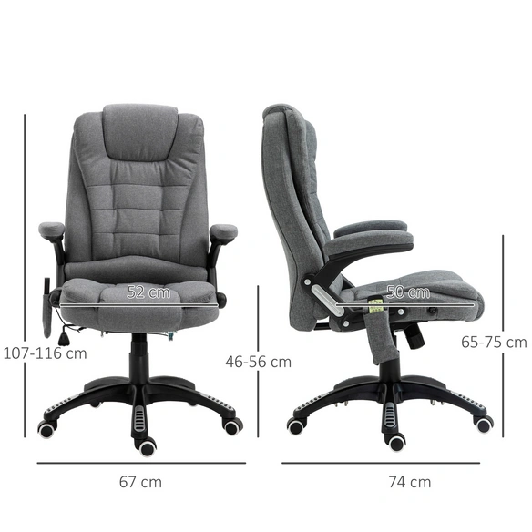 Massagestuhl, Breite: 74 cm, Region: Rücken/Taille/Gesäß, mit Wärmefunktion