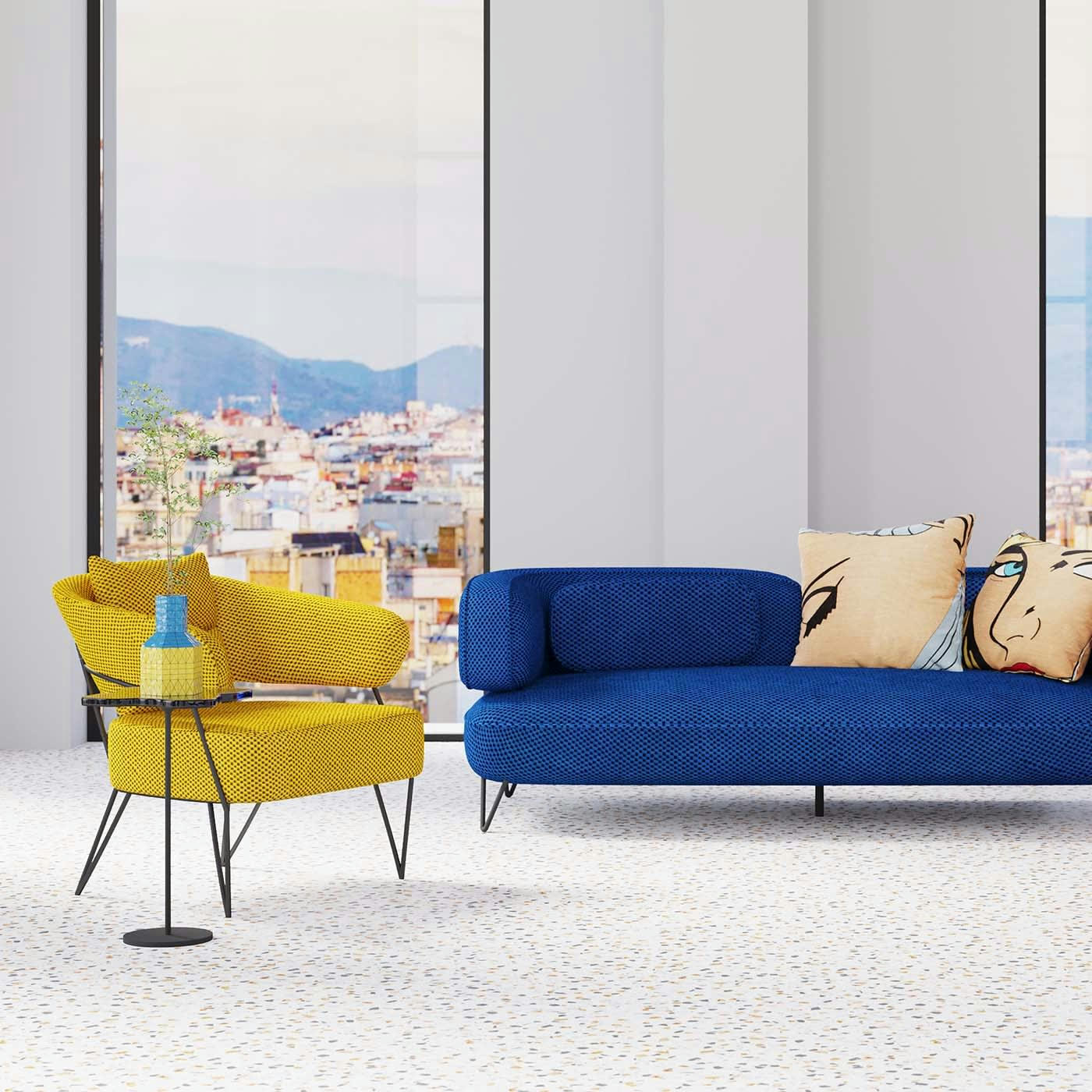 PEPPO - Fauteuil Peppo jaune Kare Design