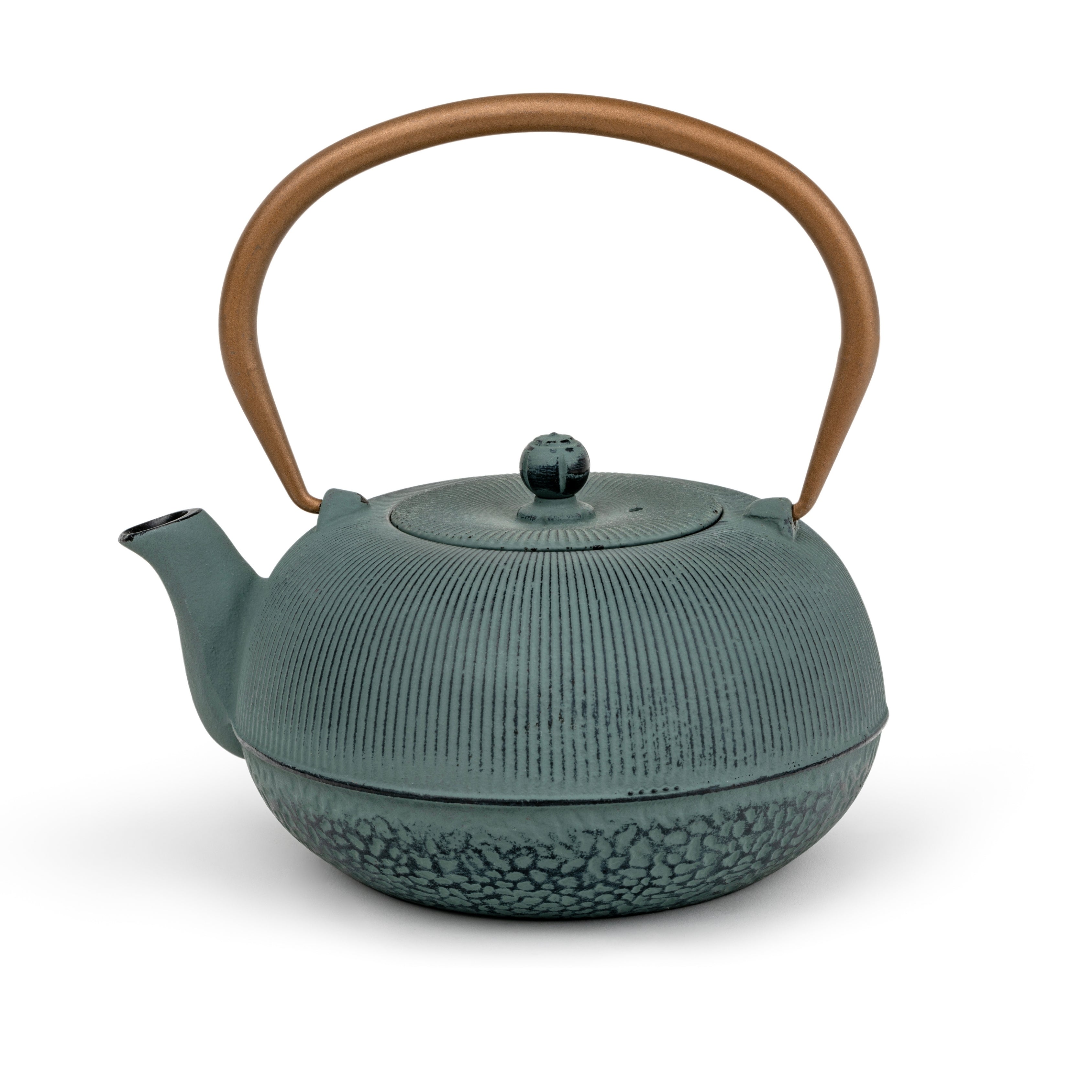 Bredemeijer - Gietijzeren theepot Sichuan - 1 liter - Blauw - Met filter