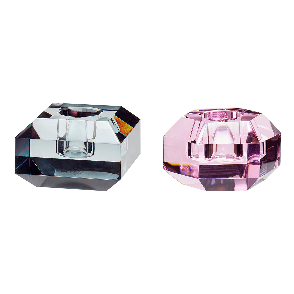 Hübsch kandelaars Gem - kristal - 6x6xh4, ø6xh4cm