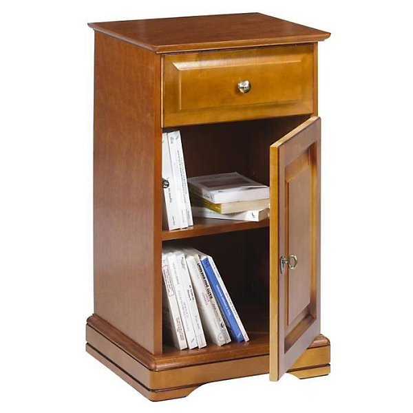 Confiturier Merisier Louis Philippe 1 Porte 1 Tiroir Marron