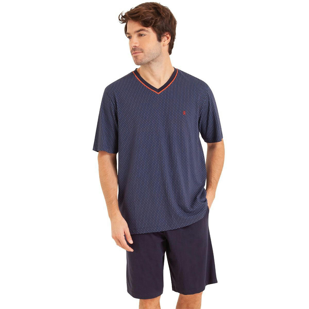 Pyjama court en coton