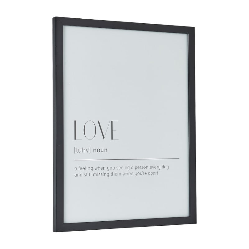 Fotolijst basic - zwart - 30x40 cm