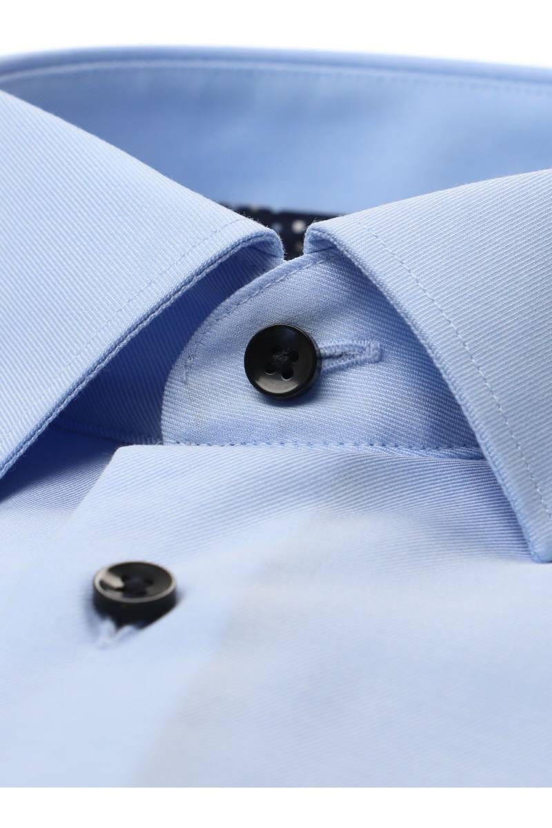 ETERNA Slim Fit Hemd hellblau, Einfarbig