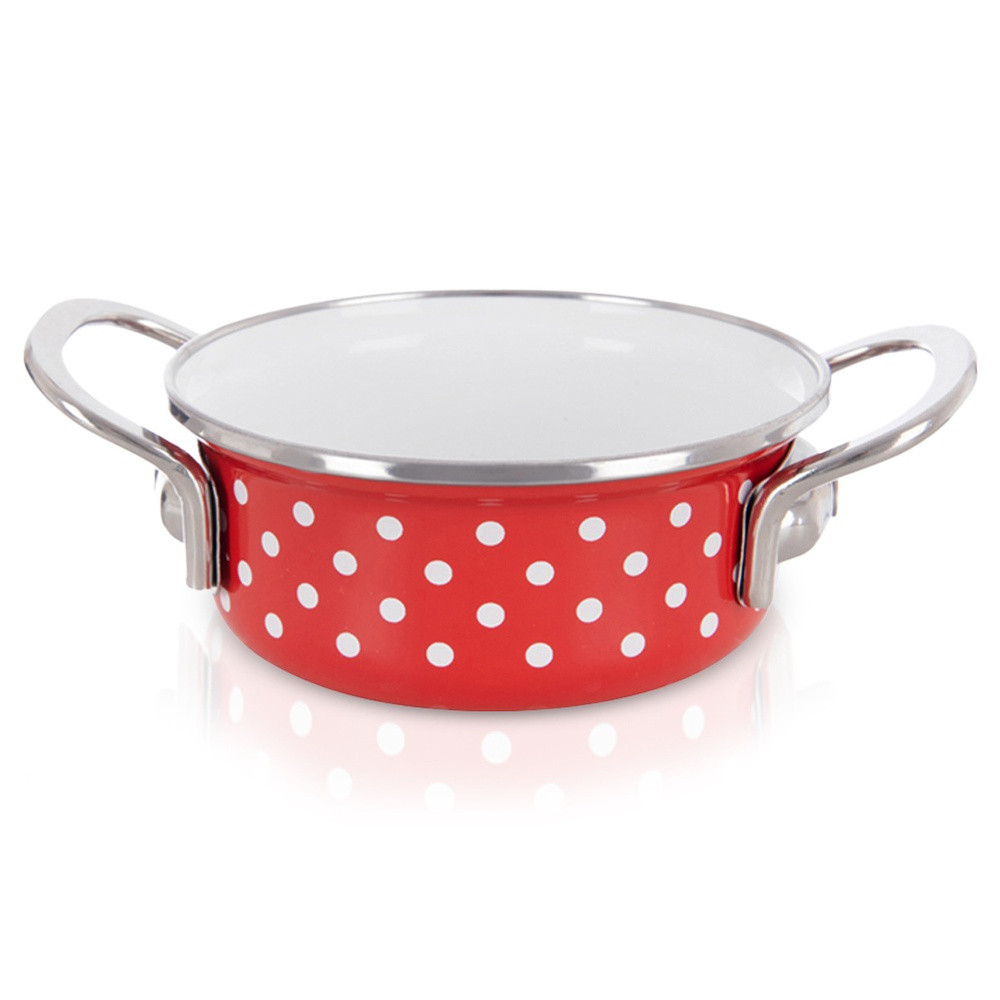Garnek emaliowany TECKA 14 cm, 650 ml