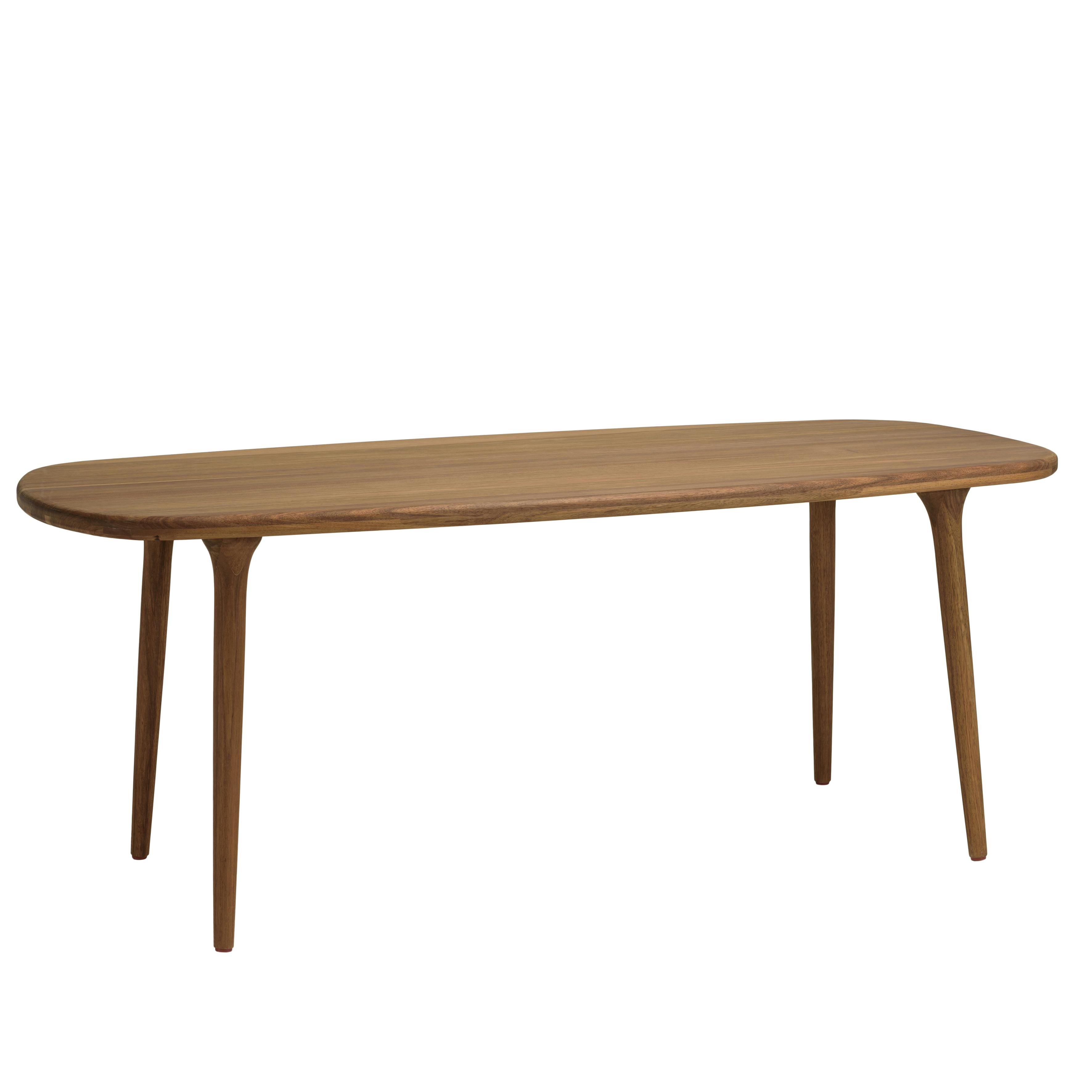 Table de jardin en bois d'Angélique huilé 200x90cm OSTIA